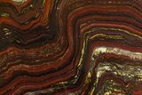 Polished Tiger Iron Stromatolite Slab - Billion Years #161886-1